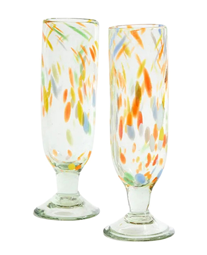 Confetti Champagne Glass